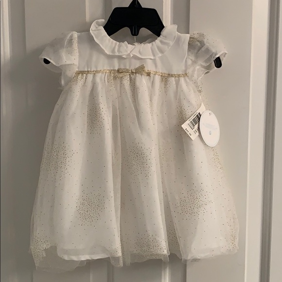 NWT-Infant Girls Edgehill Collection Ivory Dress - Picture 1 of 8